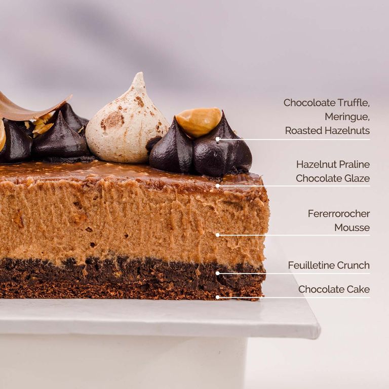 Ferrero Rocher Crunch Cake